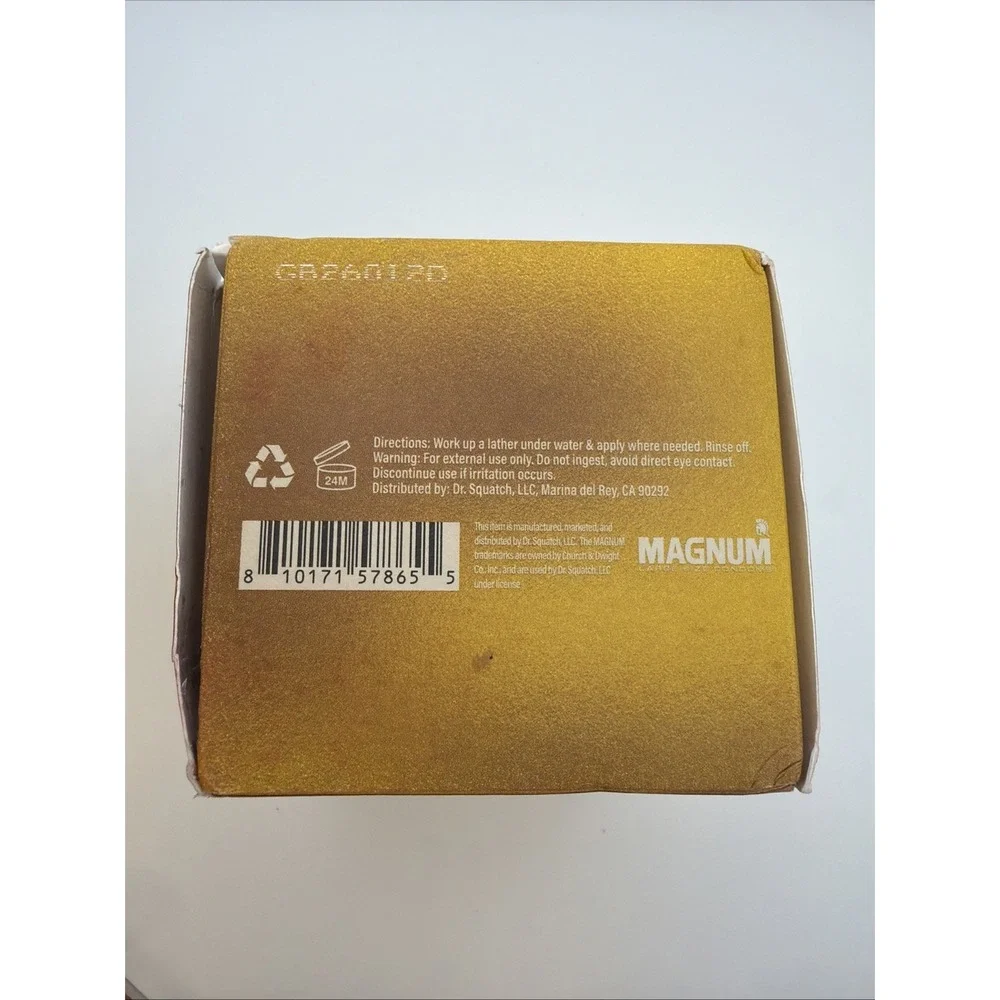 Dr. Squatch Limited Ed. Bar Soap‎ Magnum Mega Size Bricc'd Up Zero Grit 13.7 oz